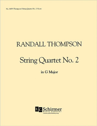 Book cover for String Quartet No. 2 (Score)