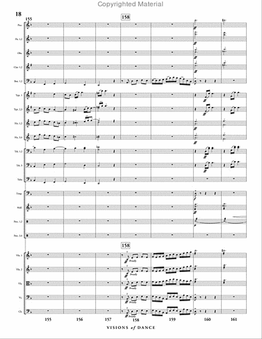 Visions of Dance Full Orchestra scores gallery preview page 19