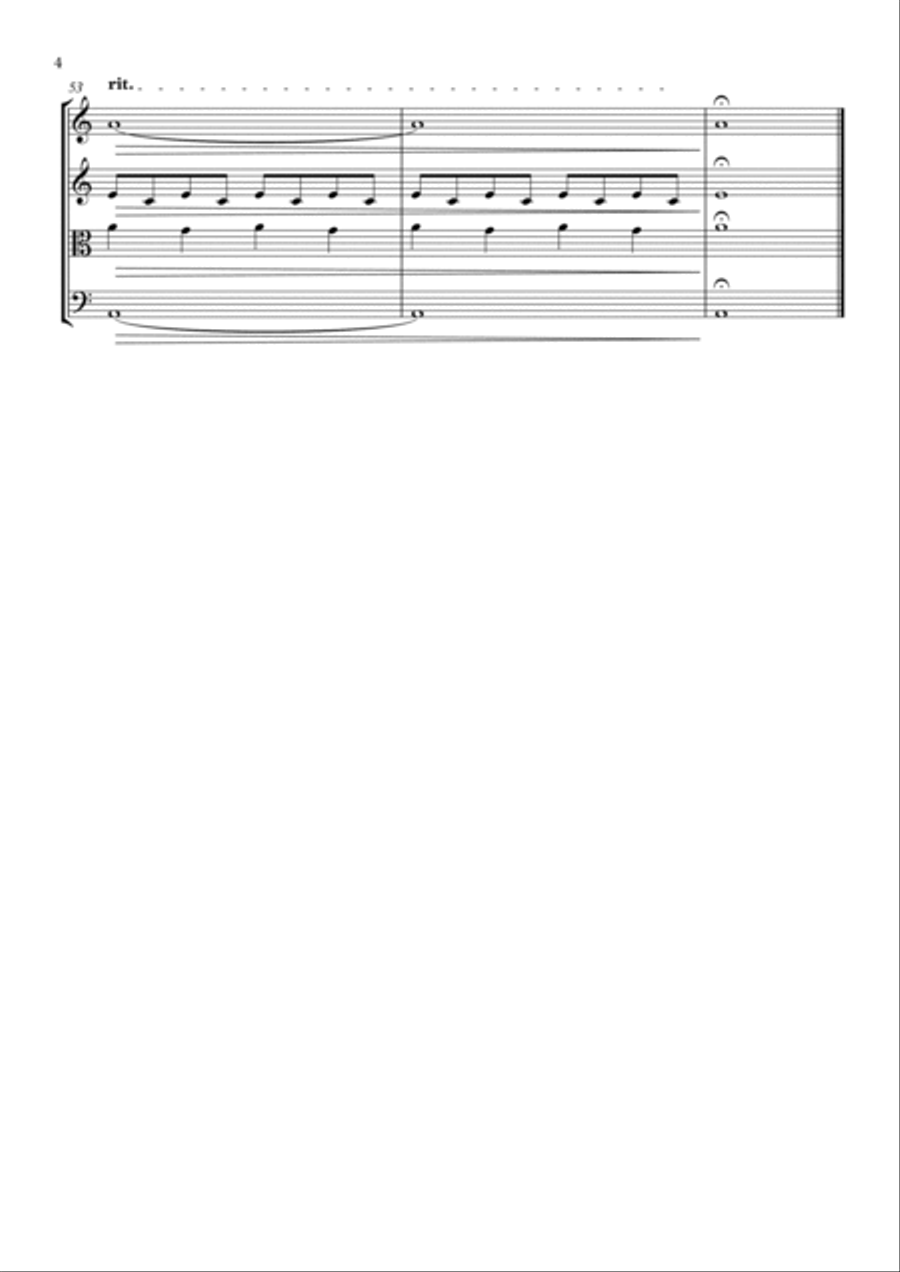 My Life Before Me String Quartet scores gallery preview page 5