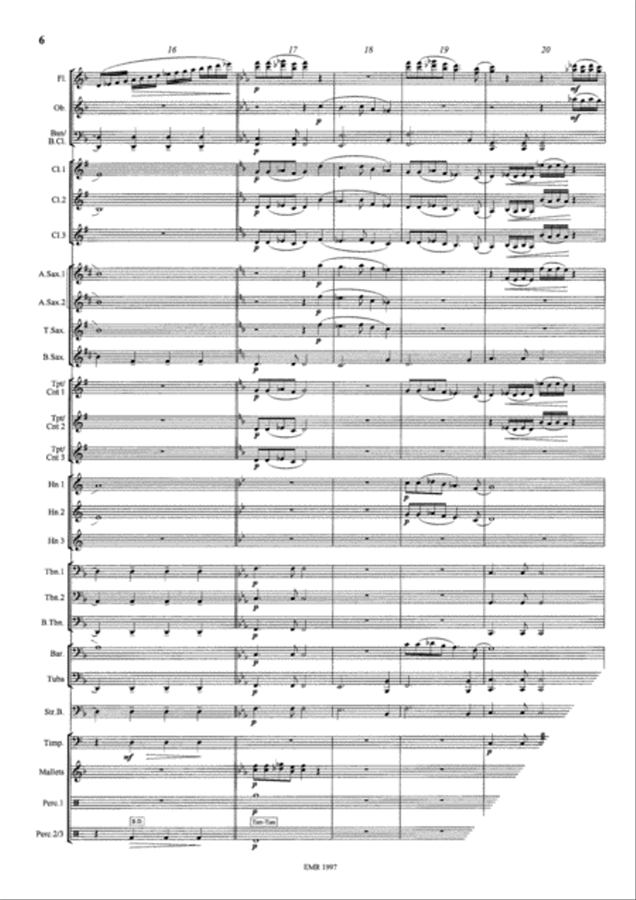 The Mysteries Of Egypt Concert Band scores gallery preview page 10
