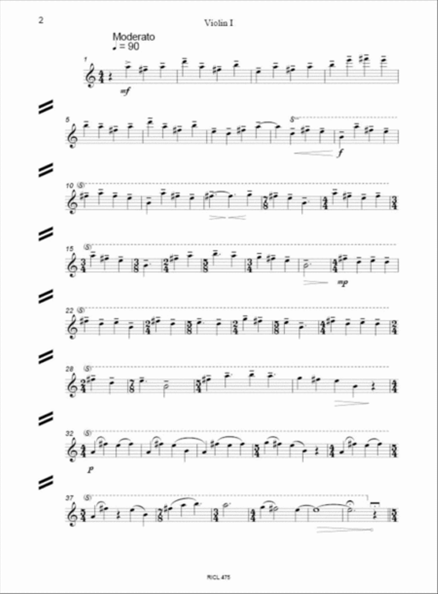 Tribe String Quartet scores gallery preview page 3