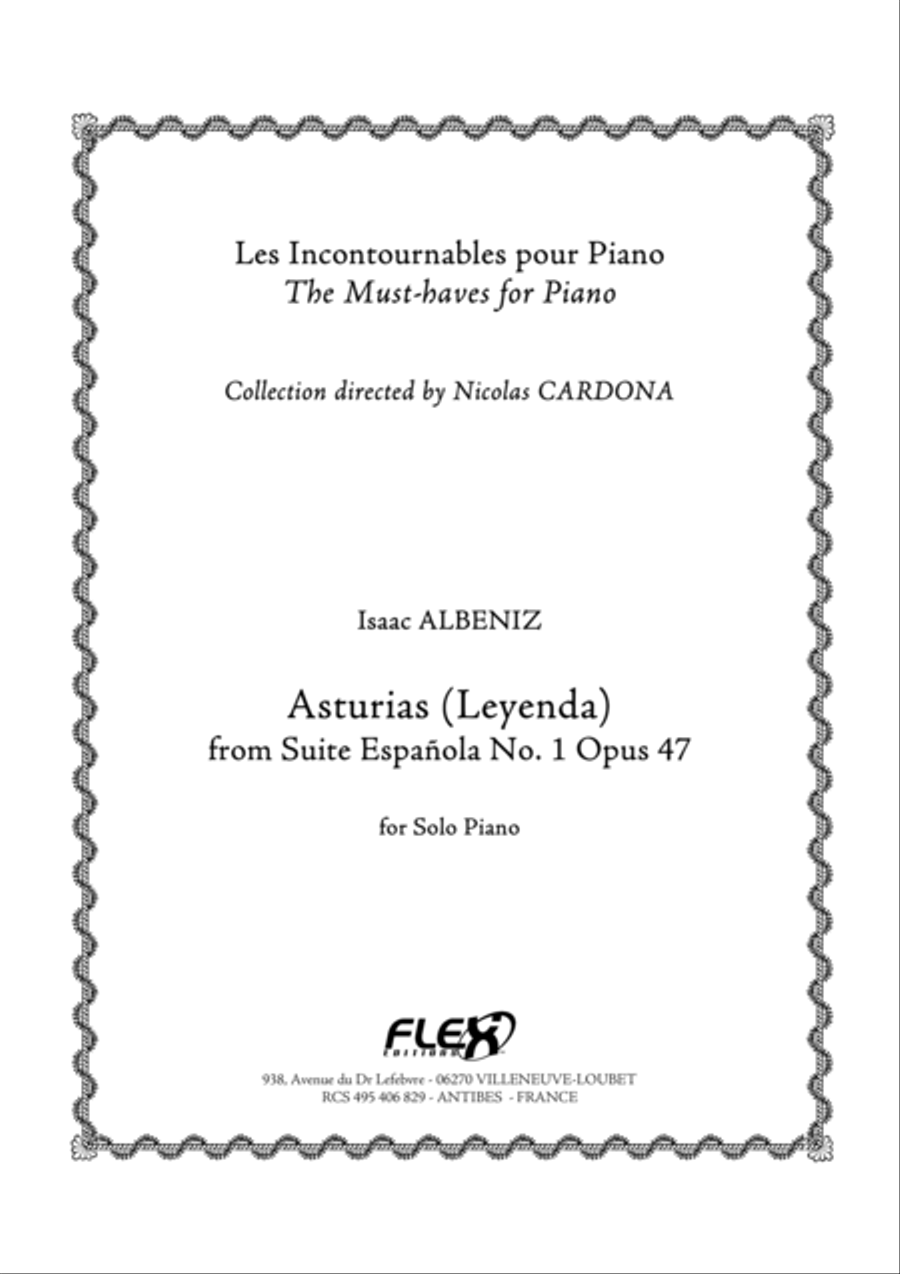 Asturias (Leyenda) Asturias (Leyenda) Piano Solo scores gallery preview page 1