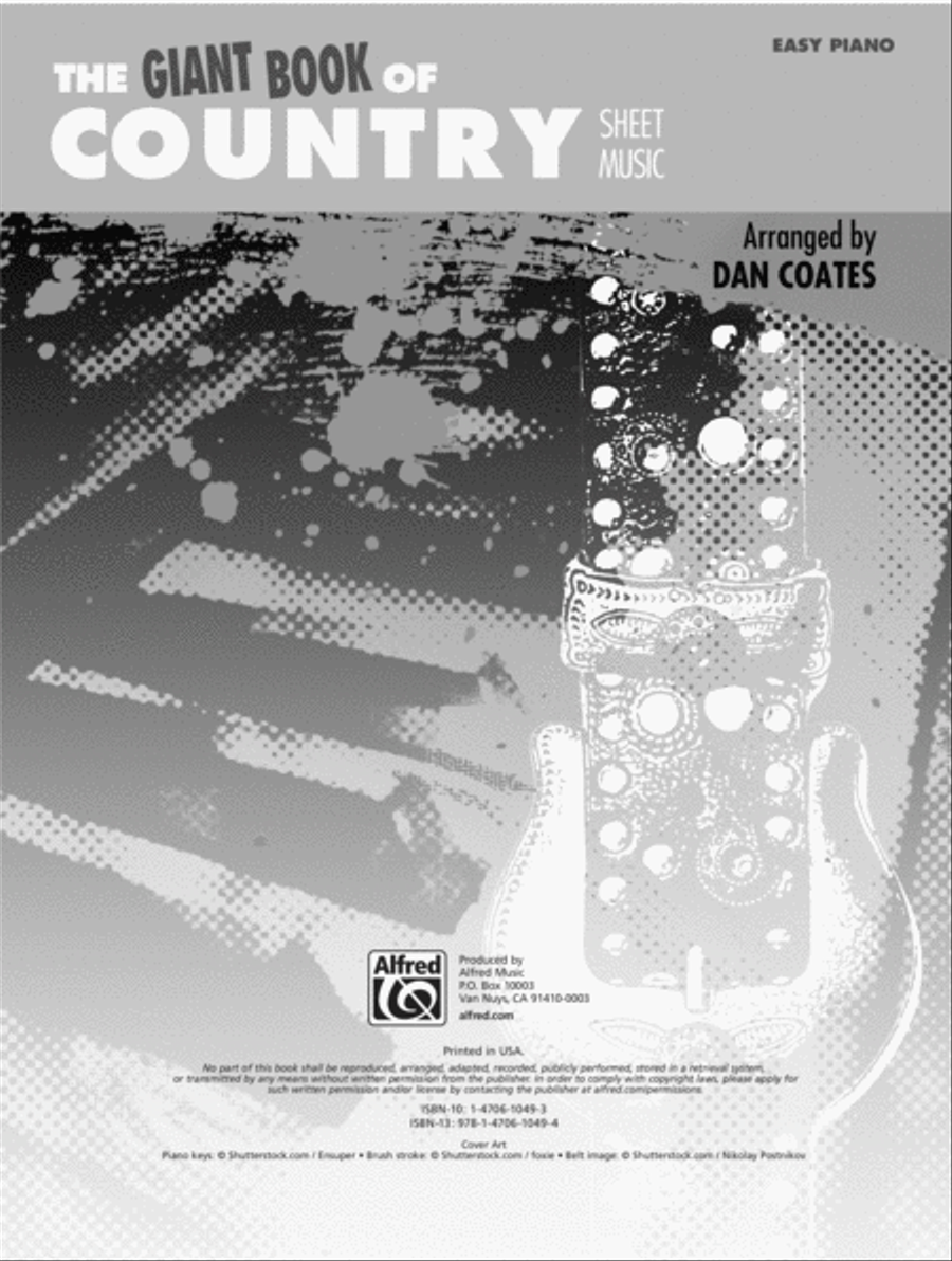 The Giant Book of Country Sheet Music Easy Piano scores gallery preview page 2