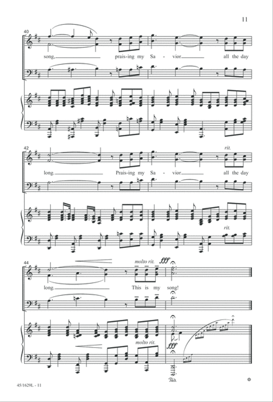 Hymns We Love to Sing, Vol. 2 3-Part scores gallery preview page 11