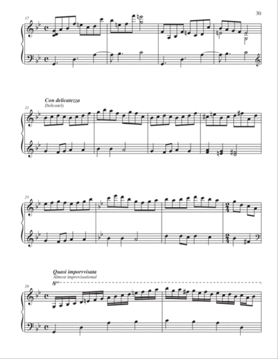 Whence Comes this Rush of Wings? - Bas-Quercy Carol Piano Solo scores gallery preview page 2