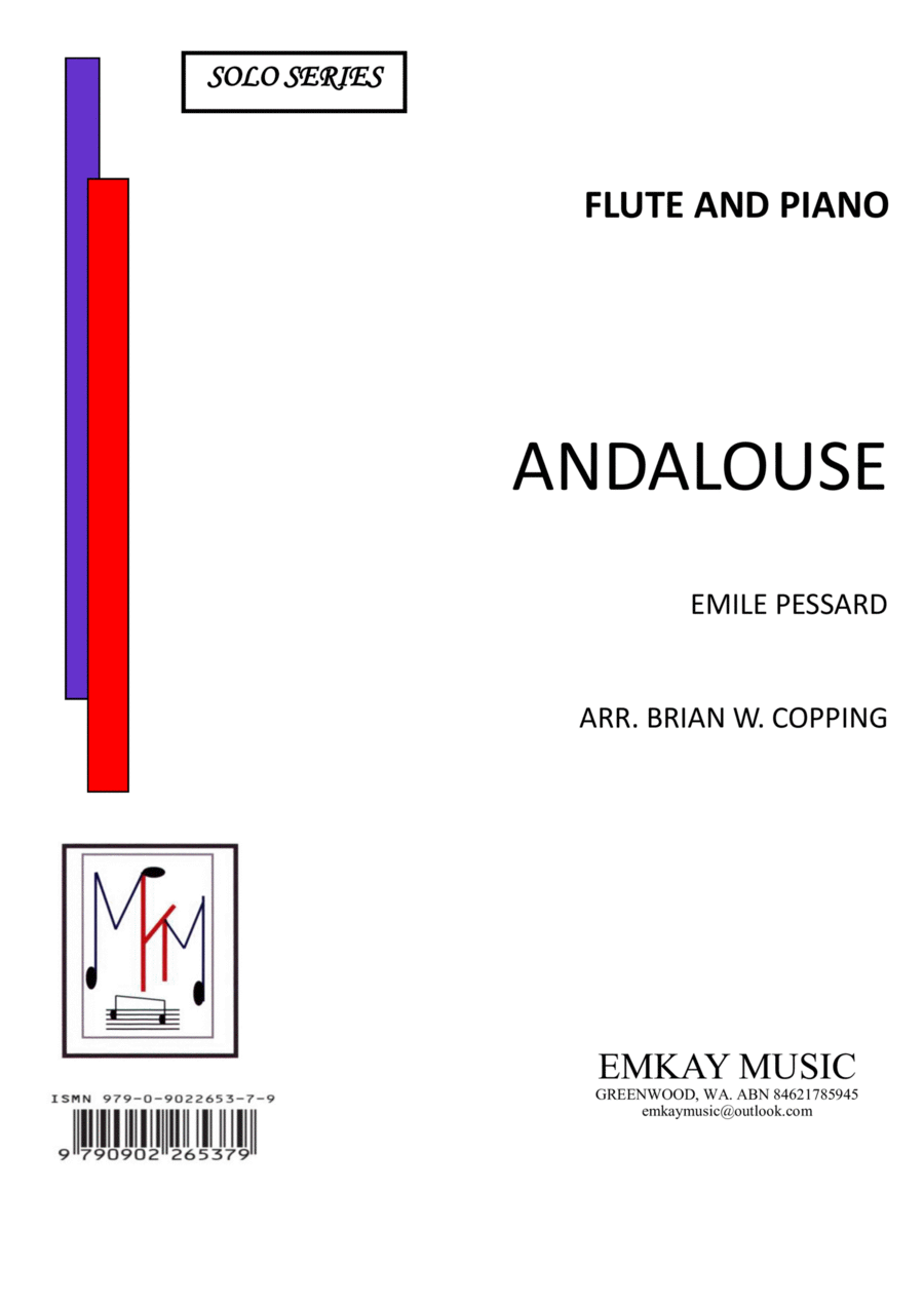 ANDALOUSE – FLUTE & PIANO Flute Solo scores gallery preview page 1