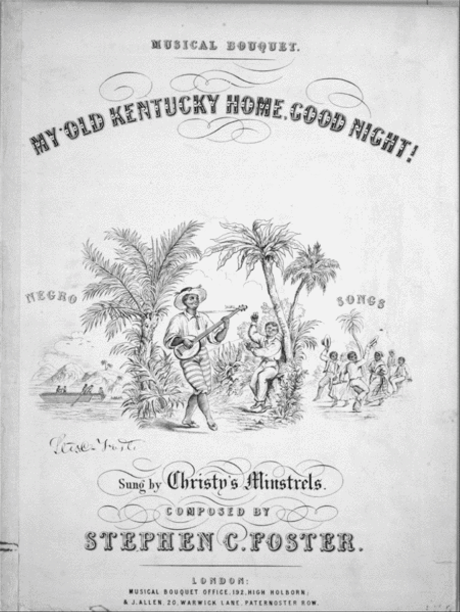 My Old Kentucky Home, Good Night. Negro Songs Voice scores gallery preview page 1