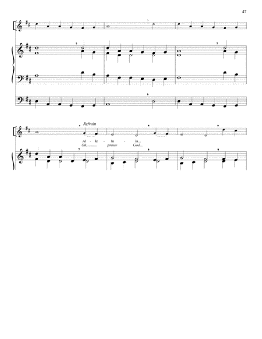 As Though the Whole Creation Cried, Volume 1 Organ scores gallery preview page 4