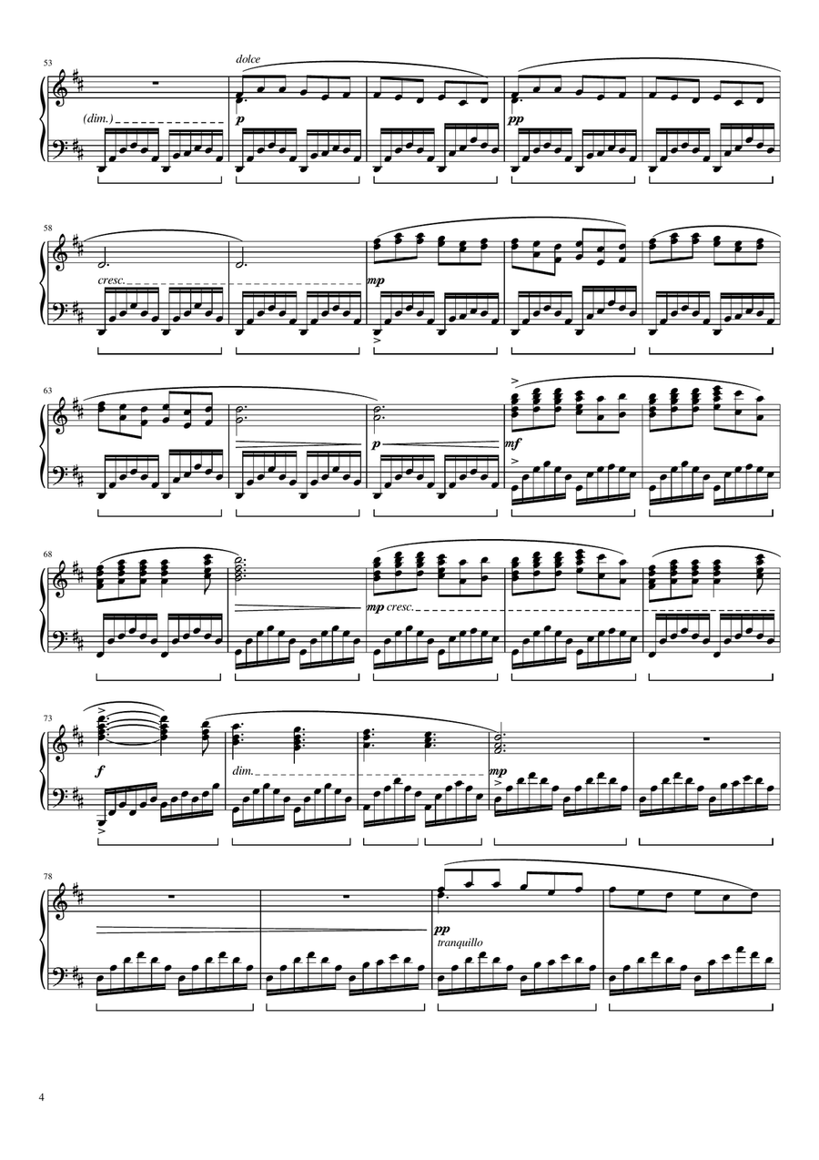 Dies Irae Piano Solo scores gallery preview page 4