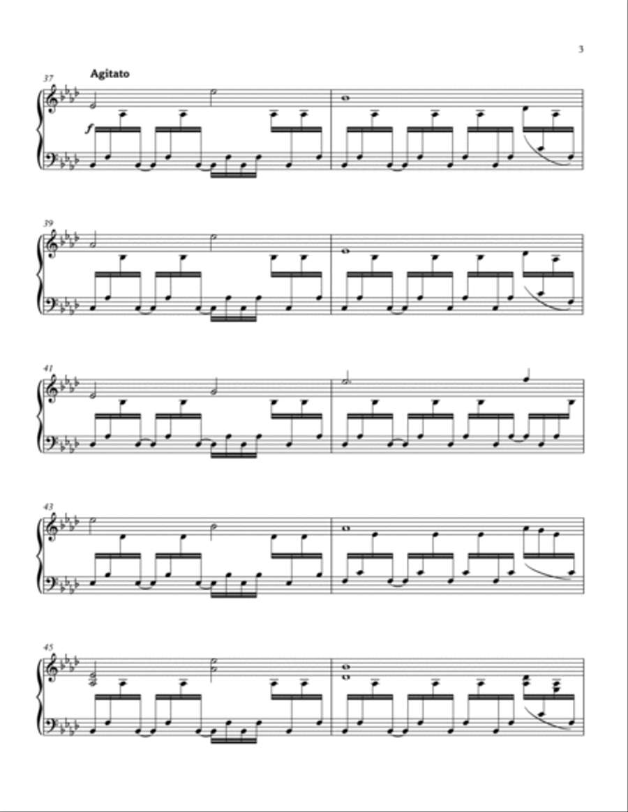 Undertale Variations (for Solo Marimba) Marimba scores gallery preview page 3