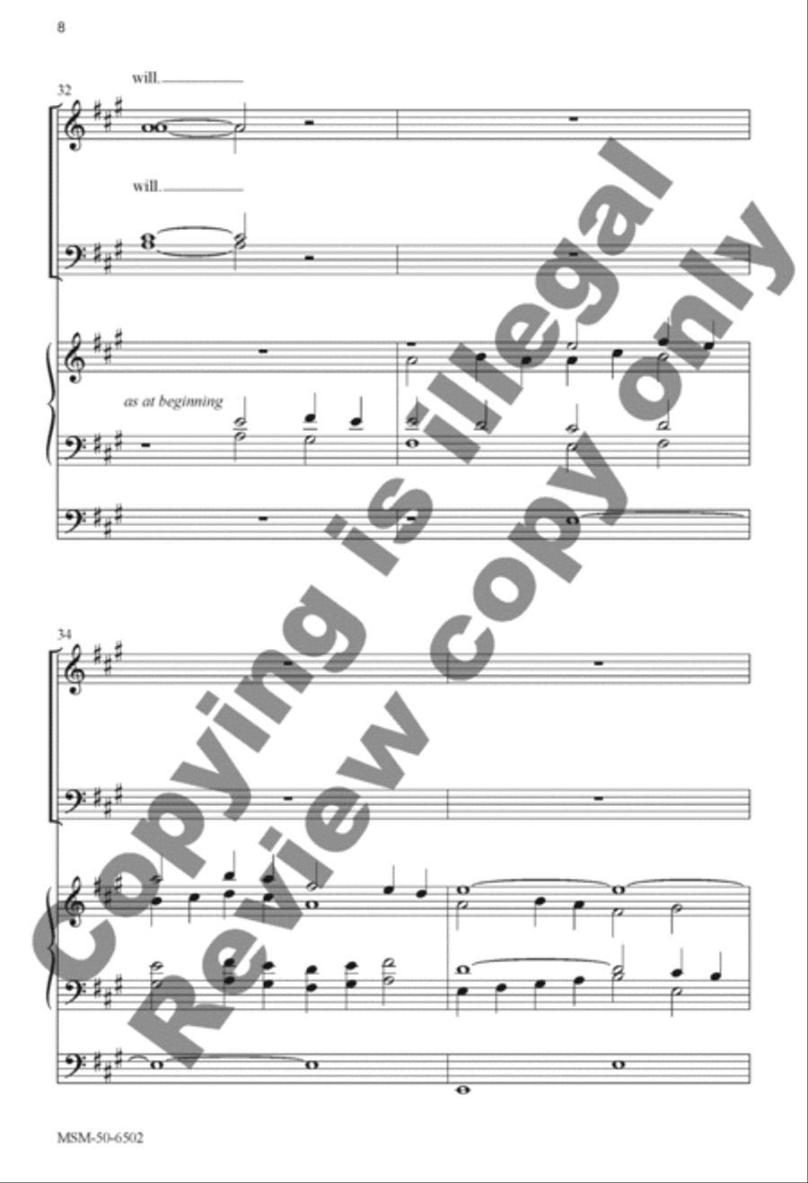 Come Labor On 4-Part scores gallery preview page 9