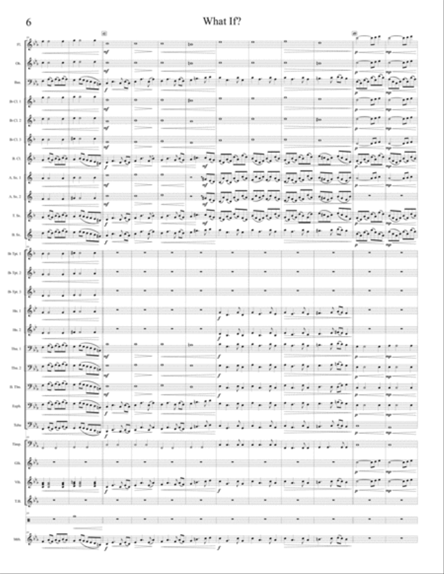 What If? Concert Band scores gallery preview page 6