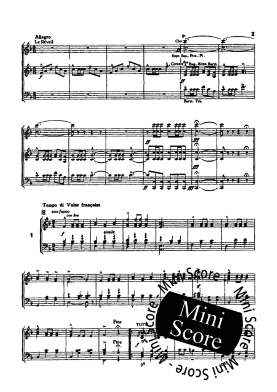 La Housarde Concert Band scores gallery preview page 4