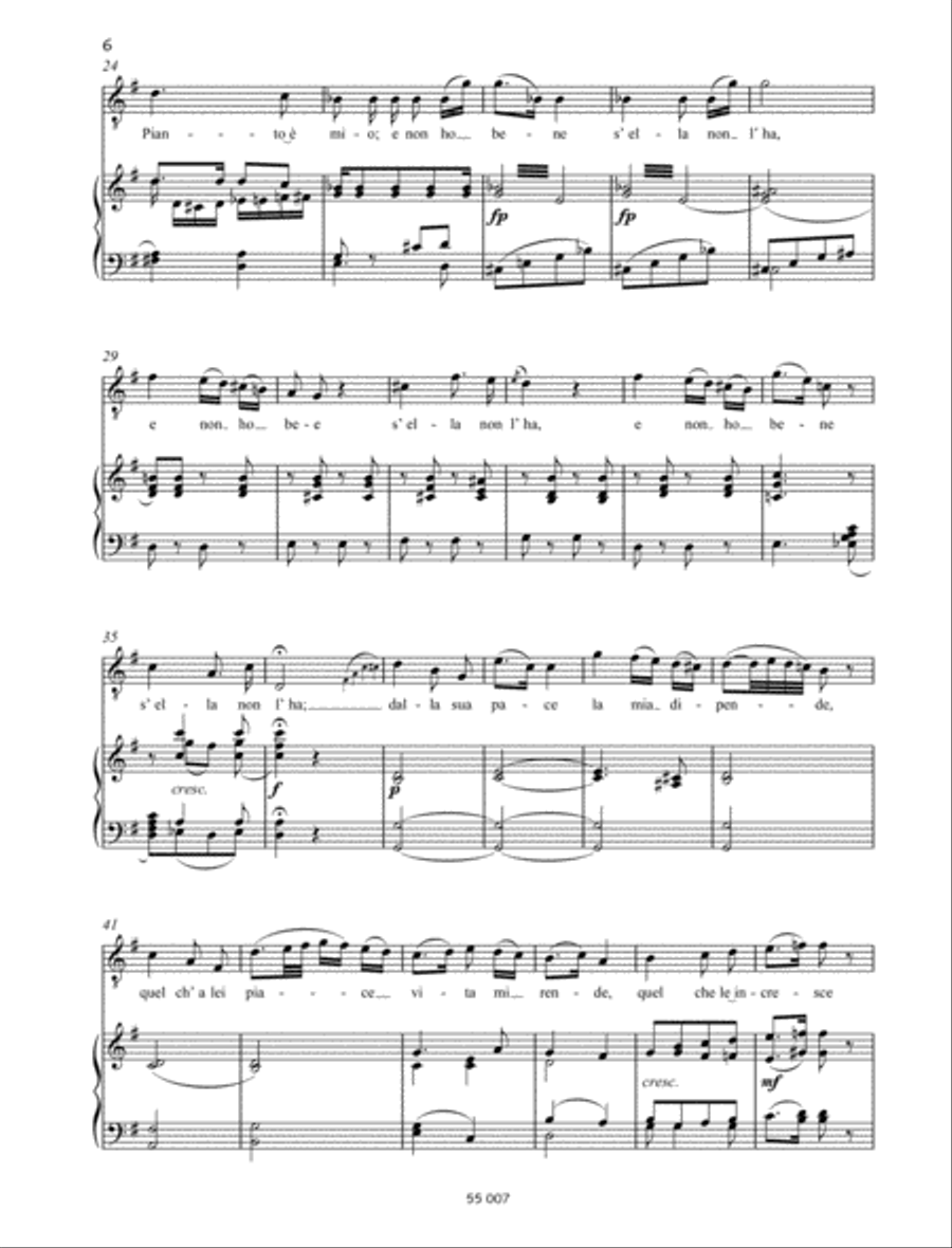 Dalla sua pace Dalla sua pace Tenor Voice scores gallery preview page 2