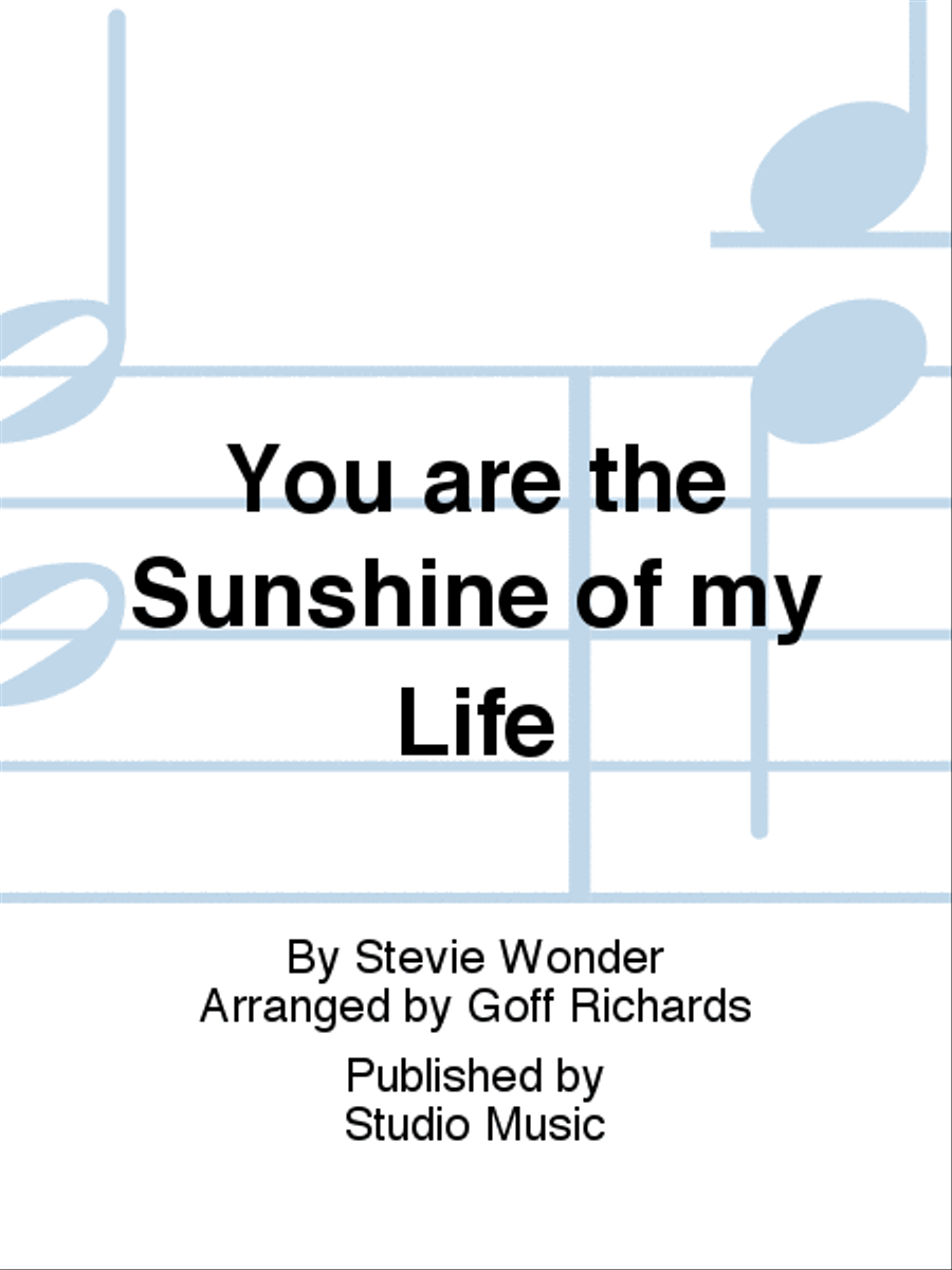 You are the Sunshine of my Life Brass Band scores gallery preview page 1