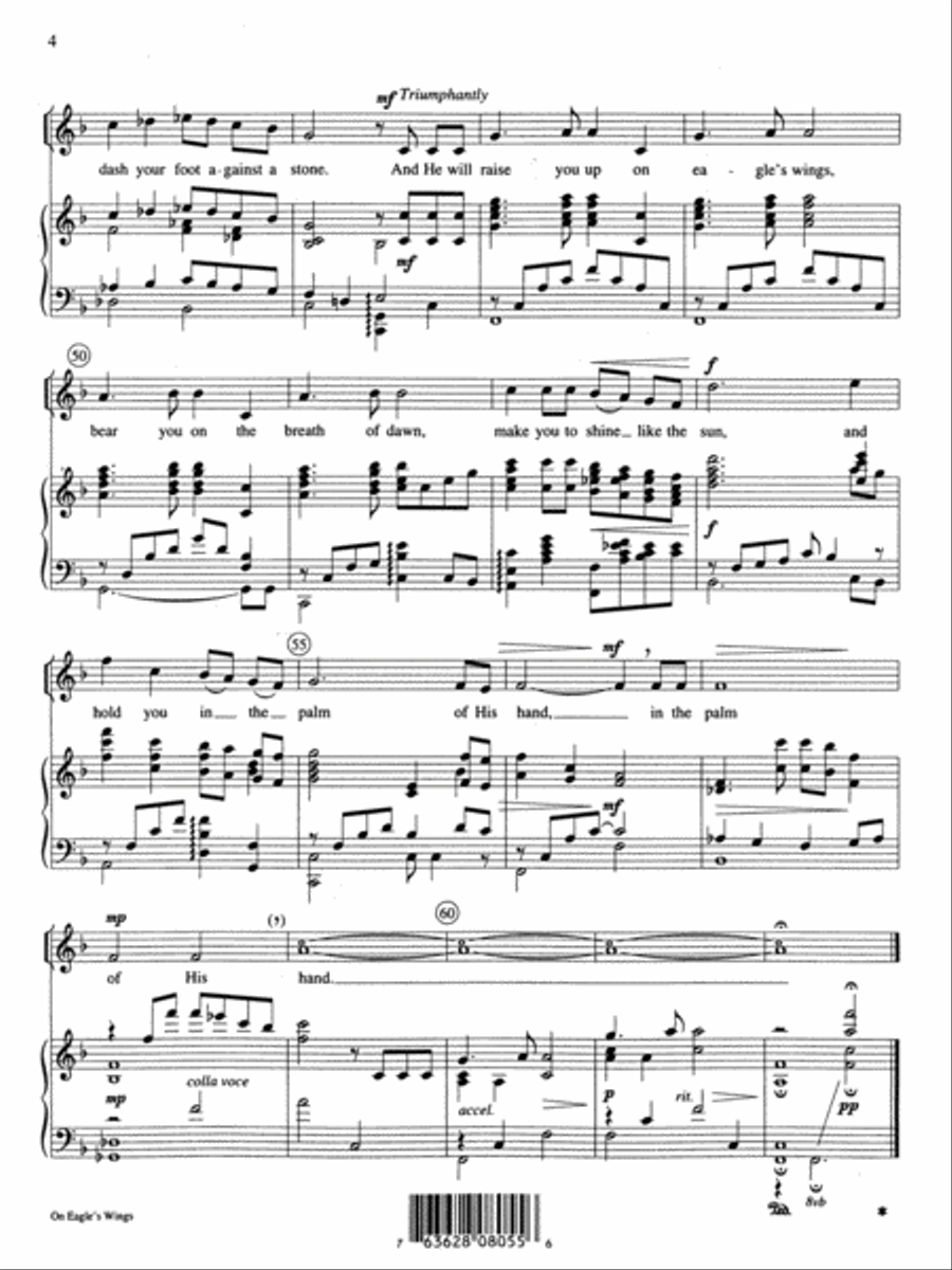 On Eagle's Wings High Voice scores gallery preview page 5