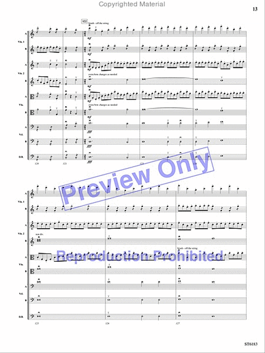 Russian Easter Overture String Orchestra scores gallery preview page 12