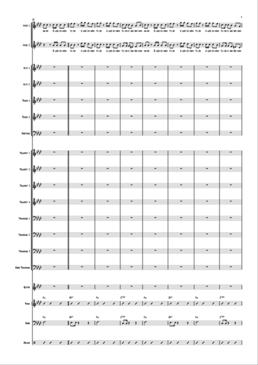 Os Vampiros Jazz Ensemble scores gallery preview page 3