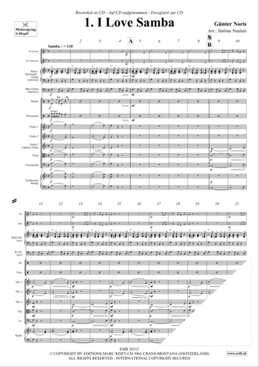 Let's Dance Volume 3 Brass Ensemble scores gallery preview page 3