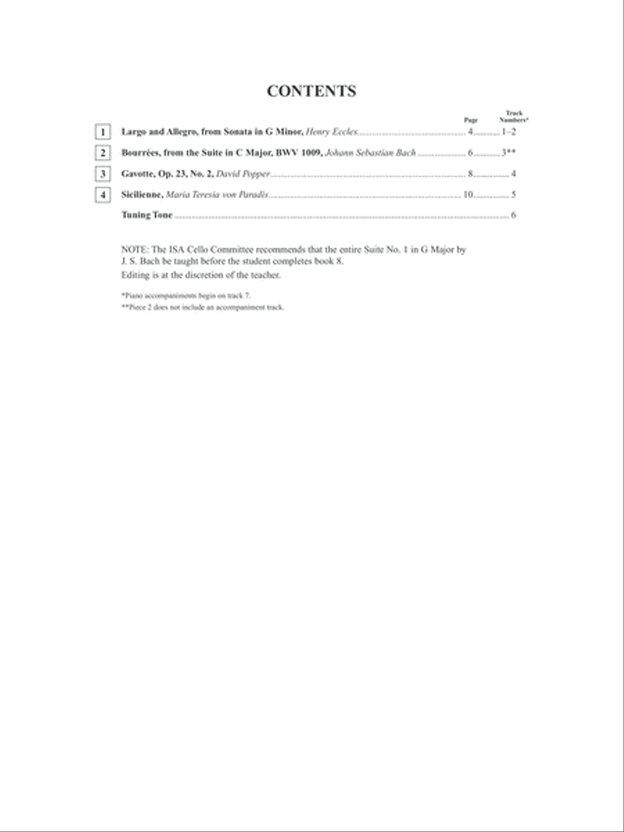Suzuki Cello School, Volume 7 image number null