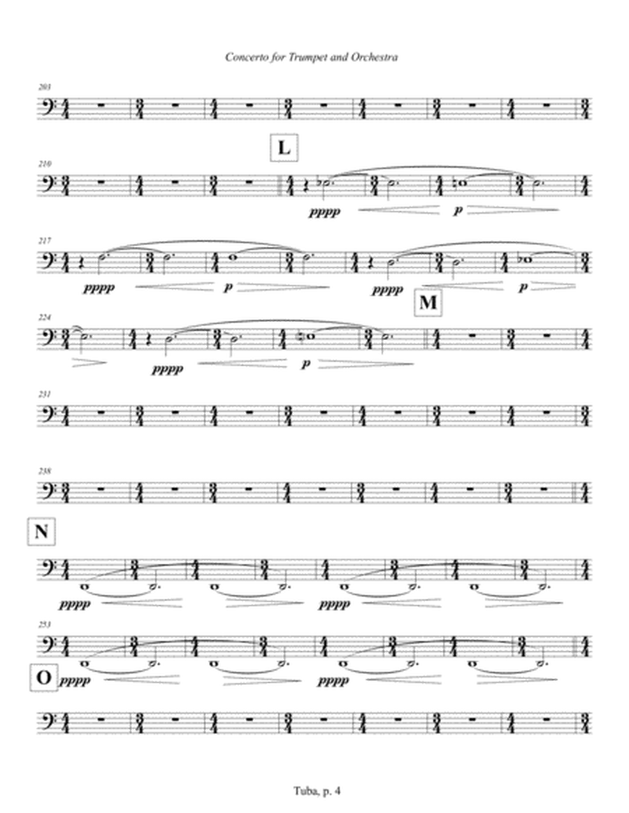 Concerto for Trumpet and Orchestra (2011) Tuba part