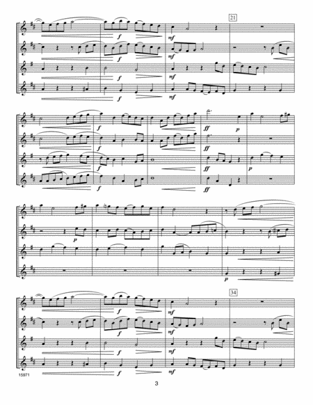 Classics For Saxophone Quartet - Full Score
