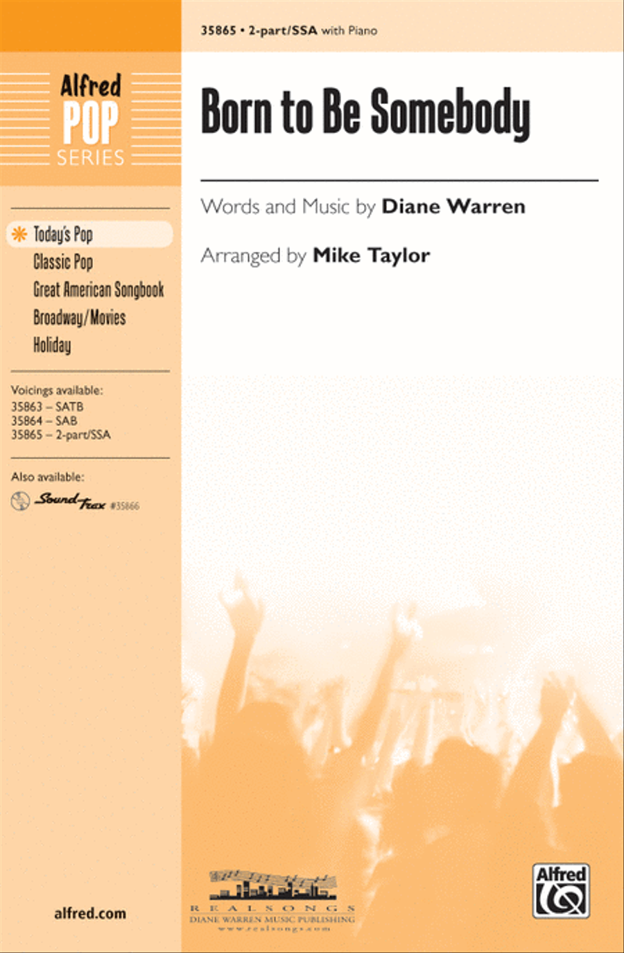Born to Be Somebody (from Never Say Never) 2-Part scores gallery preview page 1