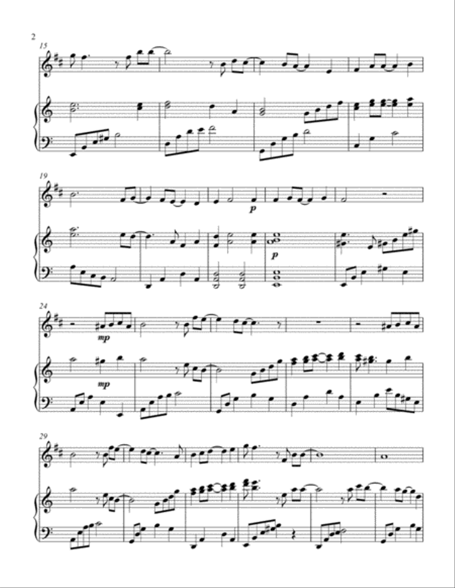 Mary, Did You Know? Piano scores gallery preview page 3