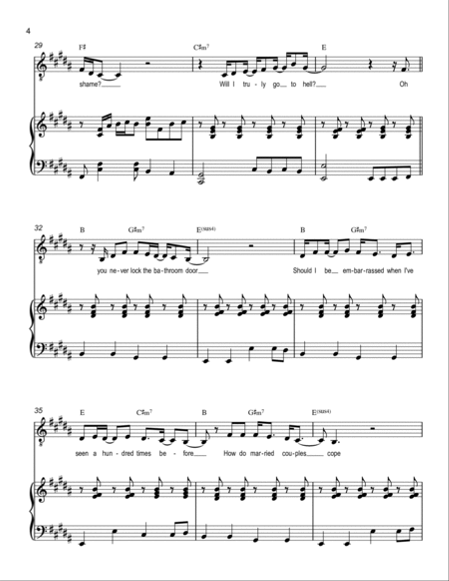 Undressed Undressed Voice scores gallery preview page 4