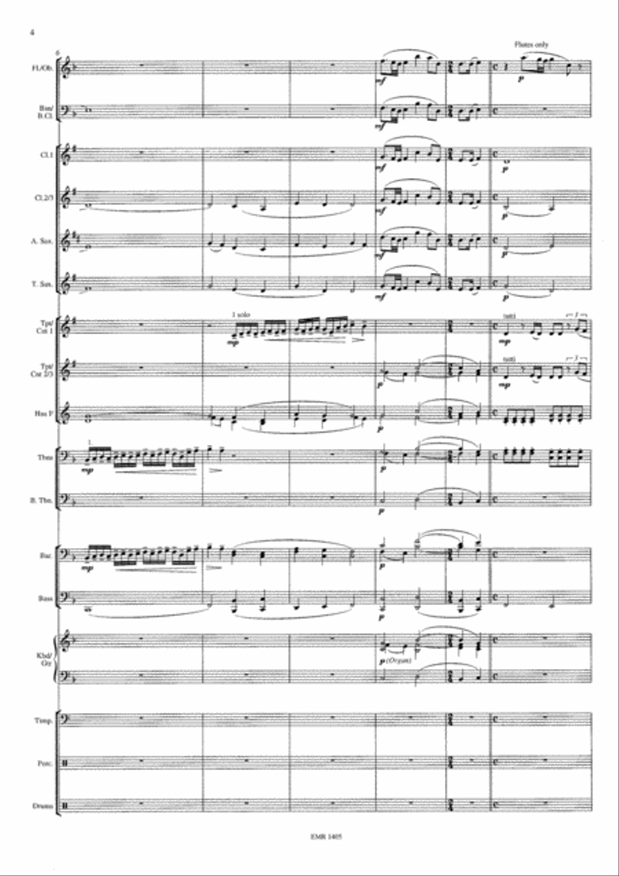 Time To Say Goodbye Time To Say Goodbye Concert Band scores gallery preview page 5
