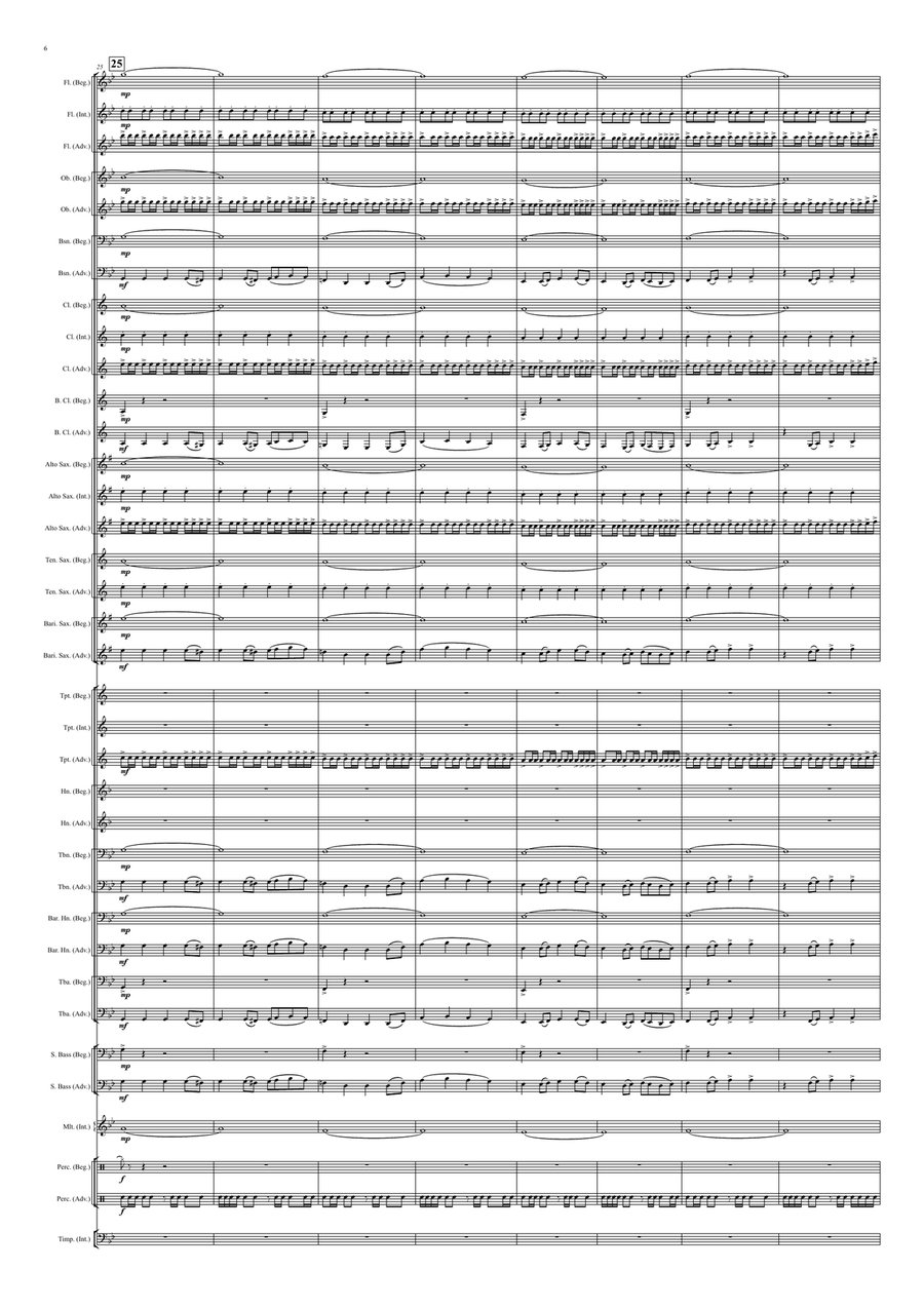Jolt - (Multi-level!) Concert Band scores gallery preview page 6