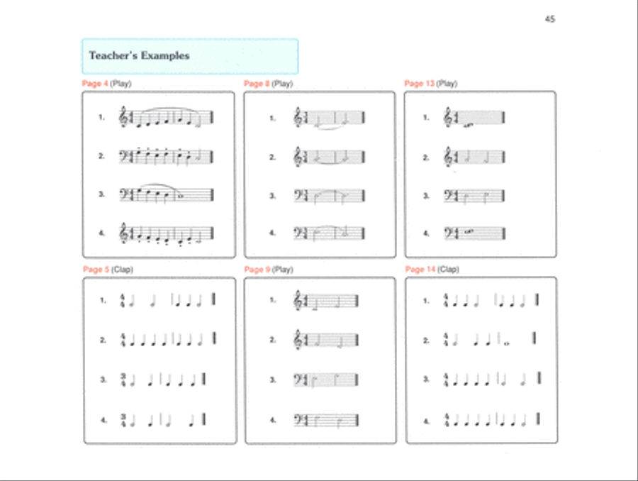 Alfred's Basic Piano Prep Course Activity & Ear Training, Book B Piano Method scores gallery preview page 4