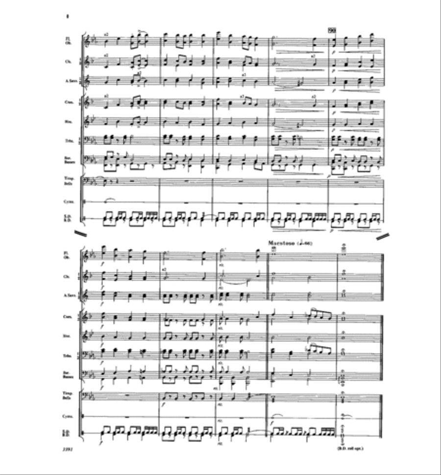 Crystal City Overture Crystal City Overture Concert Band scores gallery preview page 9
