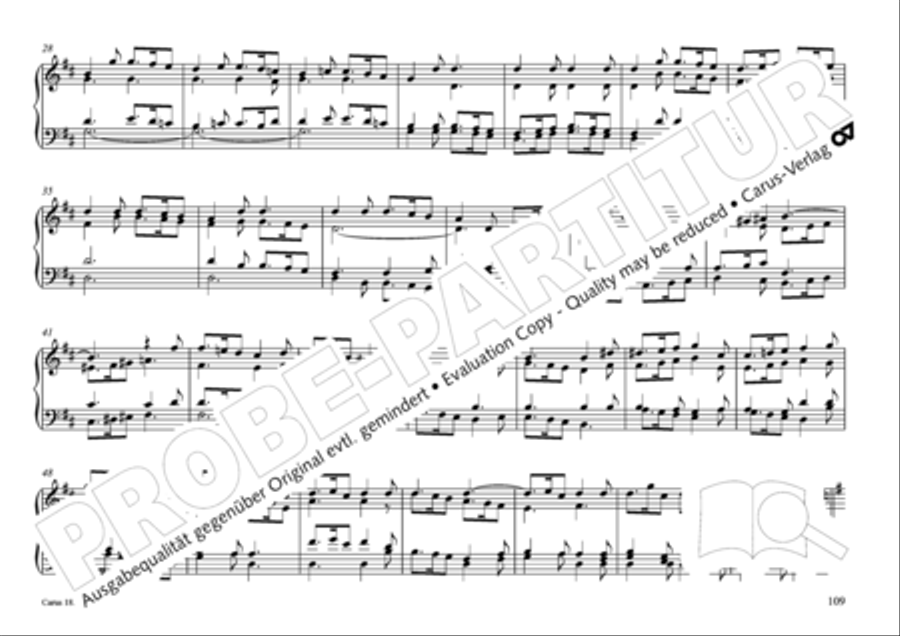 Pastoral music for organ, vol. 2: Germany, Bohemia, Austria, South Tyrol Organ Solo scores gallery preview page 110