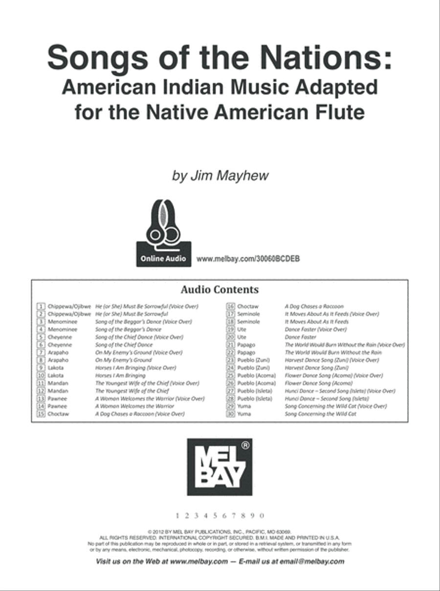 Songs of the Nations: American Indian Music Adapted for the Native American Flute Flute Solo scores gallery preview page 2