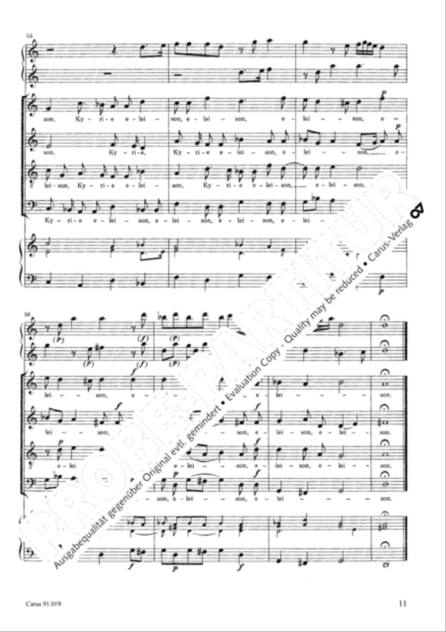 Non sine quare 4-Part scores gallery preview page 14