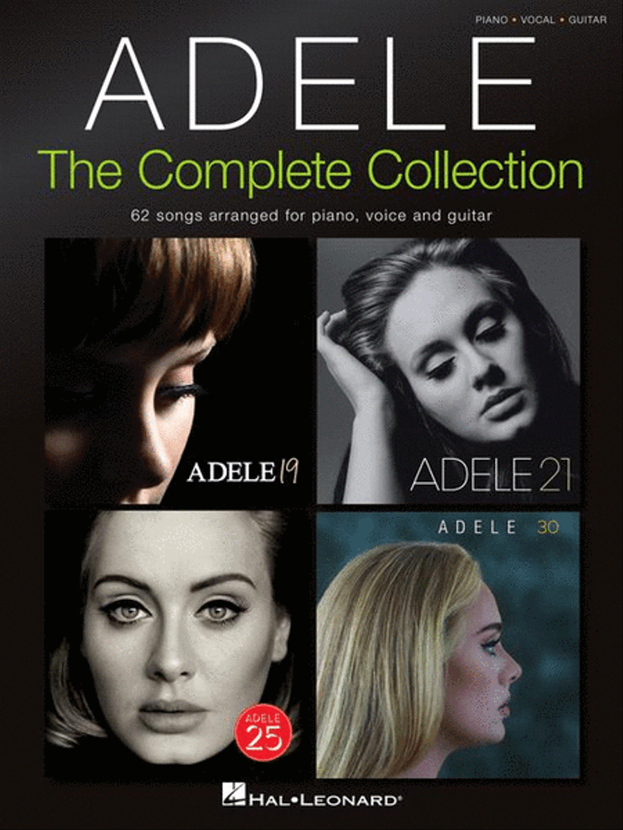 Adele – The Complete Collection Piano, Vocal, Guitar scores gallery preview page 2