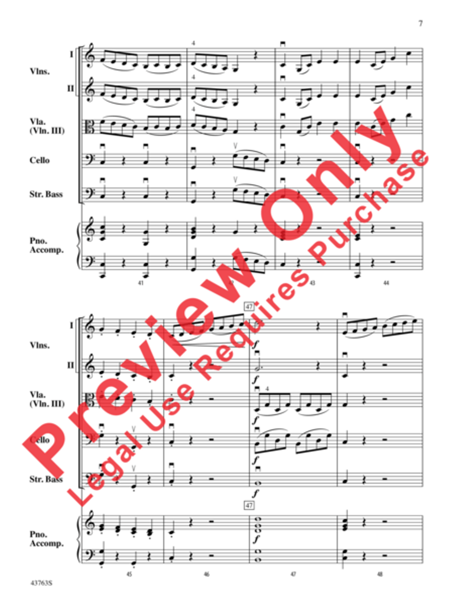 Sonatina in C String Orchestra scores gallery preview page 8