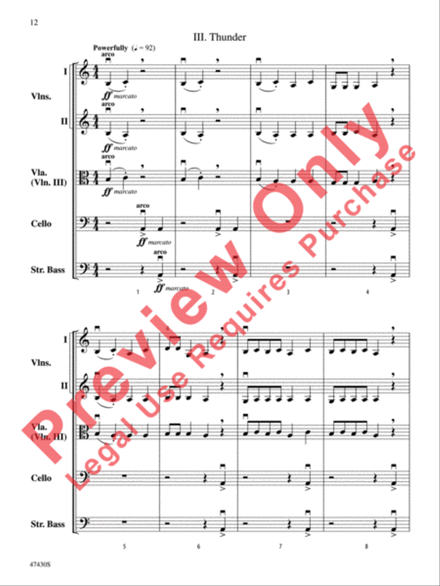 Sky Suite Sky Suite String Orchestra scores gallery preview page 13