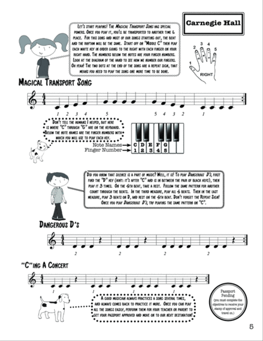 Easy Piano for Kids Piano Method scores gallery preview page 5