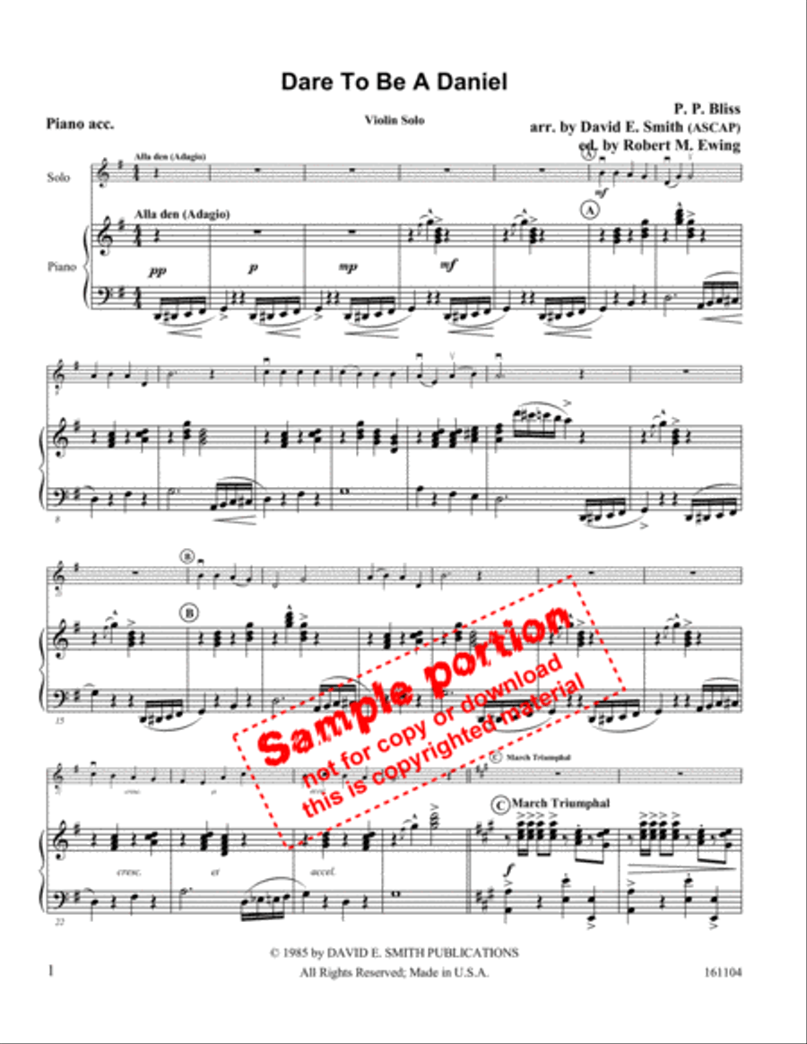 Dare To Be A Daniel Flute scores gallery preview page 2