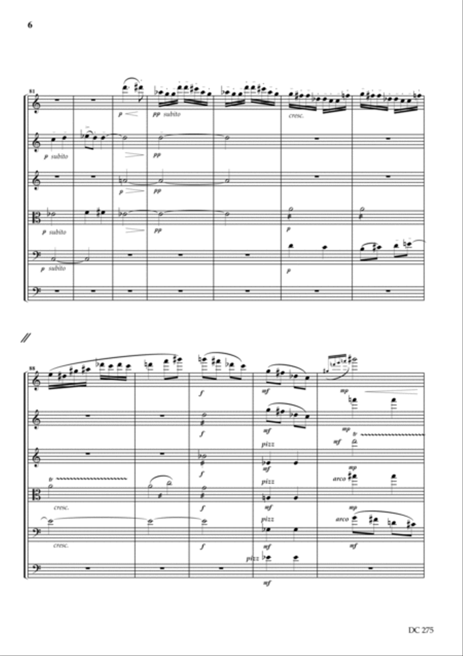 Funeral Music - arranged for string orchestra String Orchestra scores gallery preview page 6