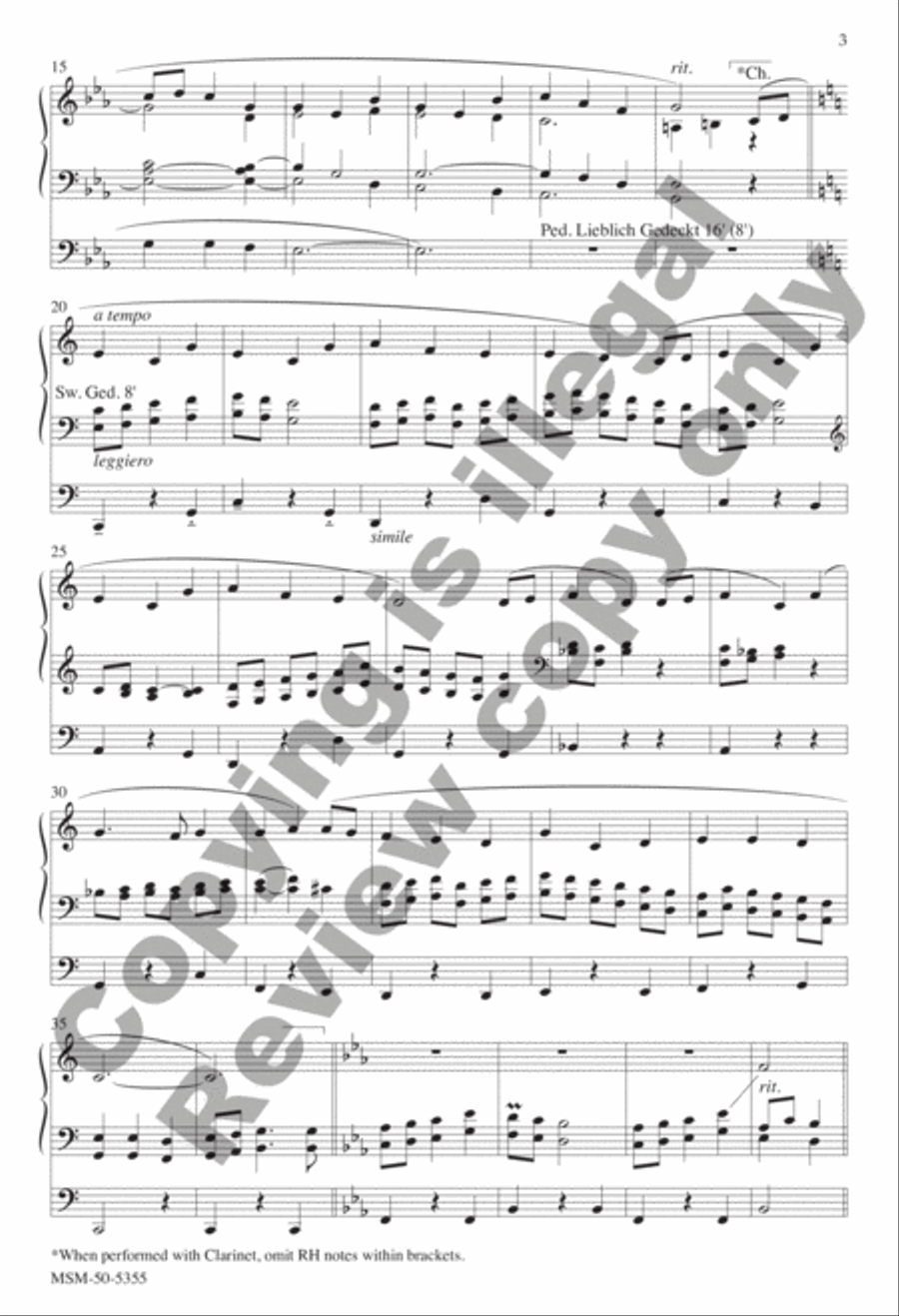 Beloved, God's Chosen (Choral Score) image number null