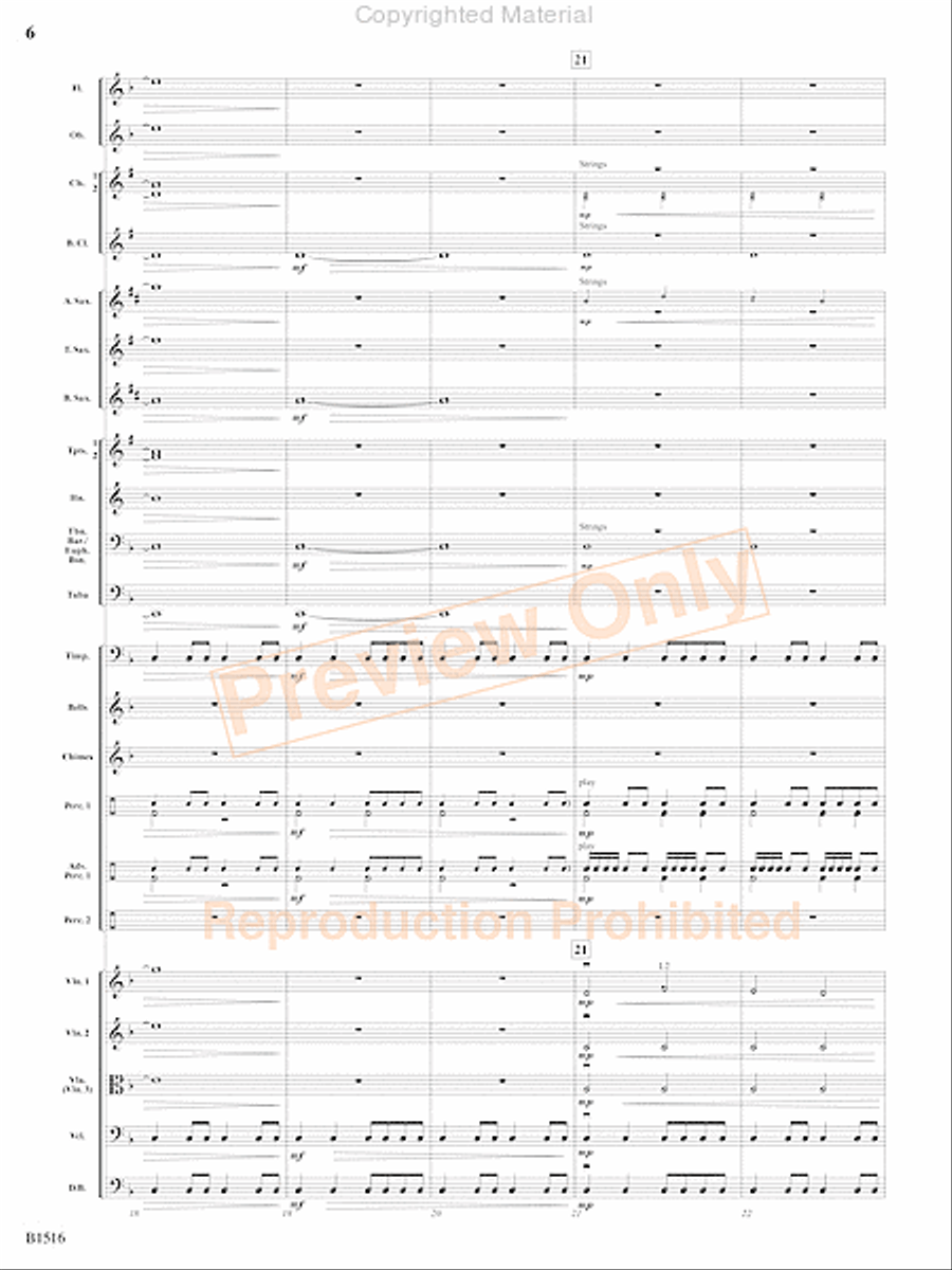 Fanfare and Fireworks Concert Band scores gallery preview page 7