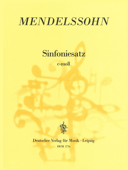 Sinfoniesatz in C minor MWV N 14