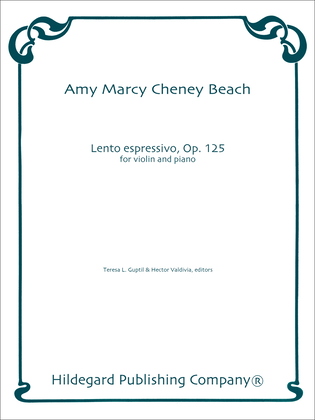 Book cover for Lento Espressivo