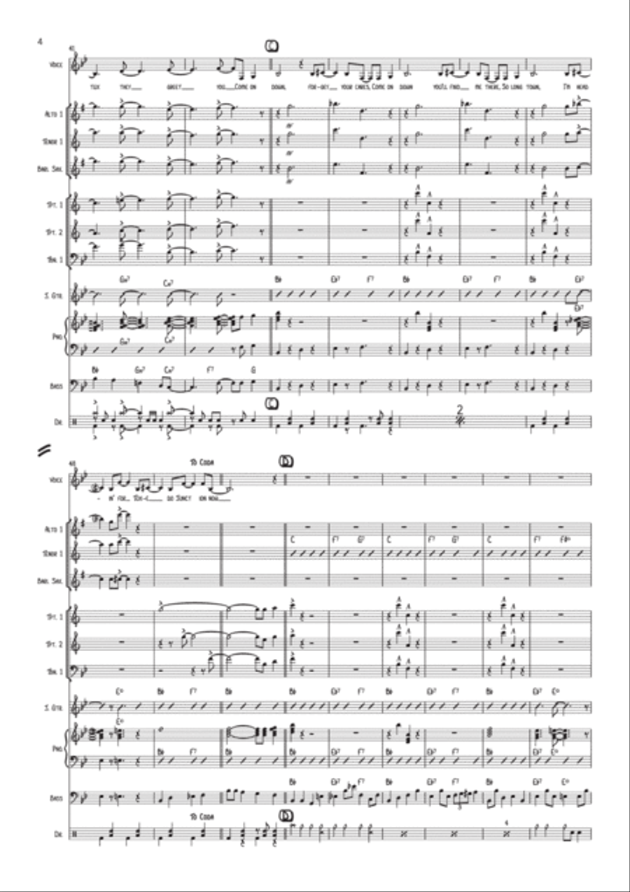 Tuxedo Junction Jazz Ensemble scores gallery preview page 5