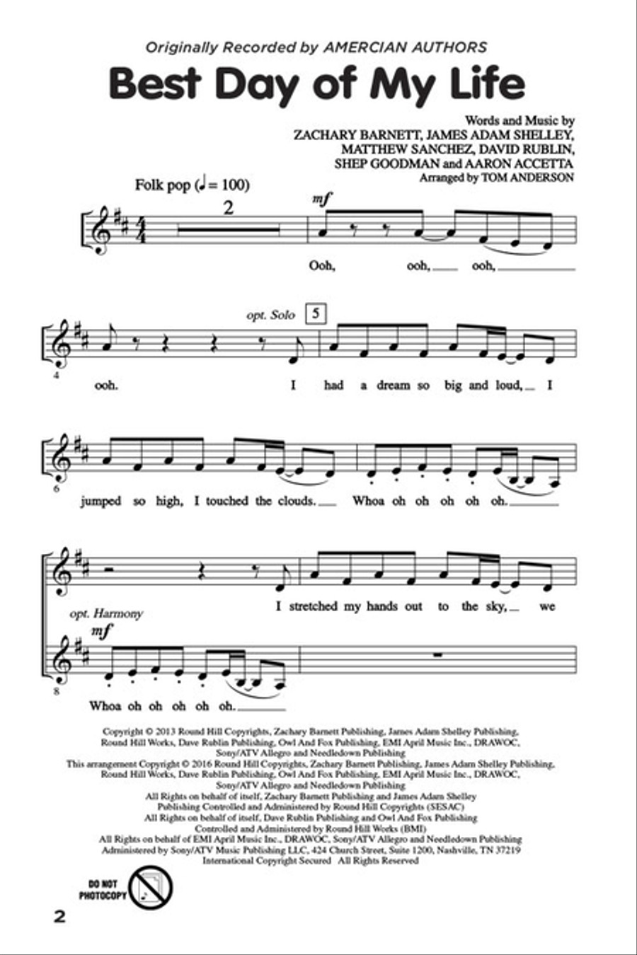 Let's All Sing KIDZ BOP Choir scores gallery preview page 2