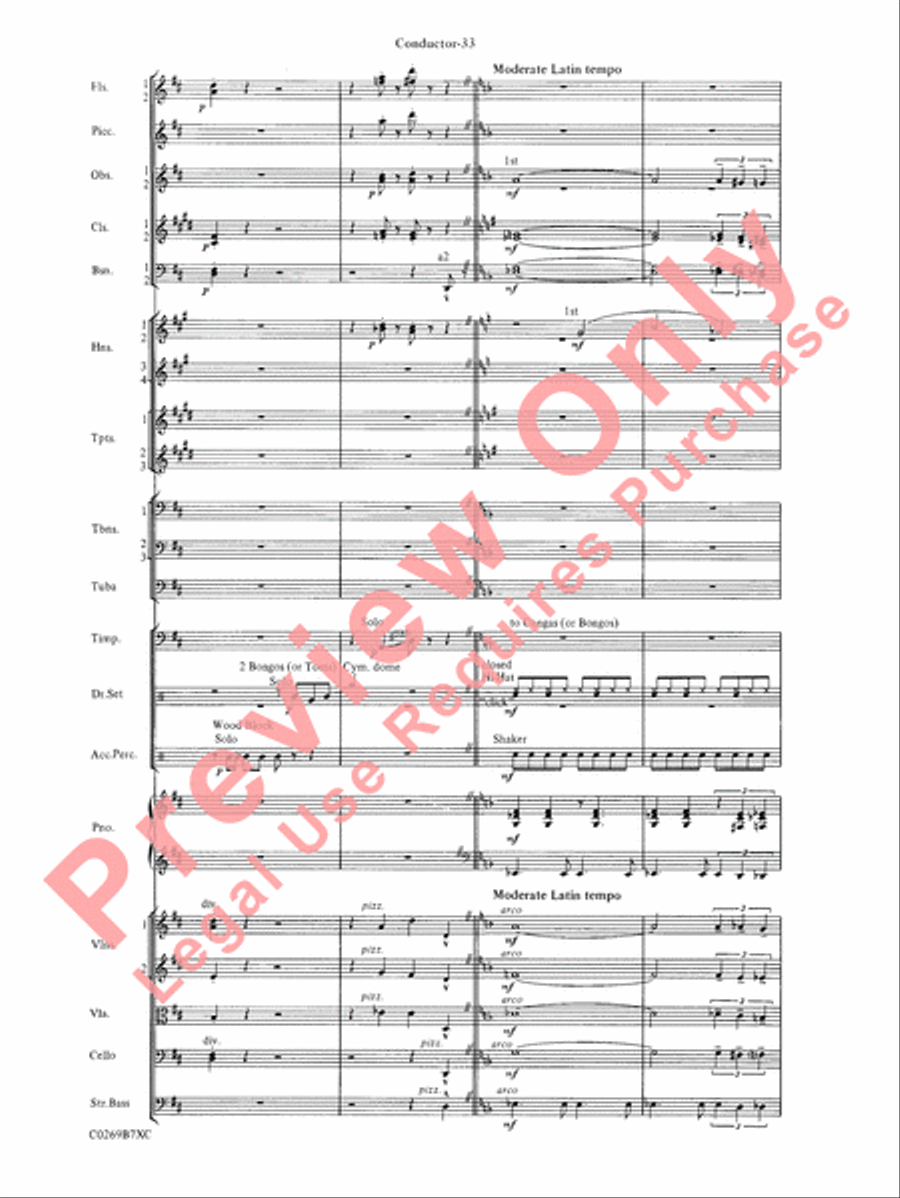 Leroy Anderson Favorites Leroy Anderson Favorites Full Orchestra scores gallery preview page 36