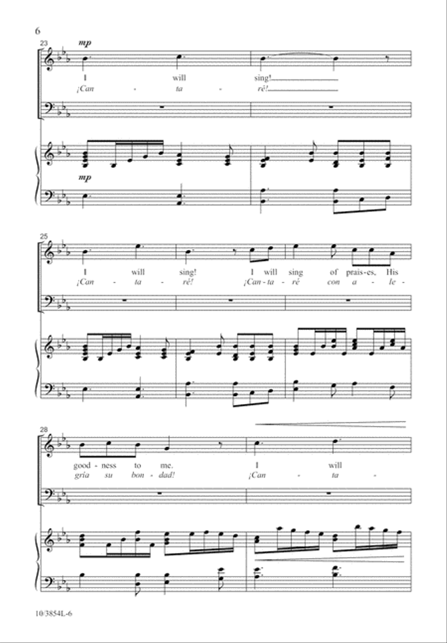 I Will Joyfully Sing 3-Part scores gallery preview page 7